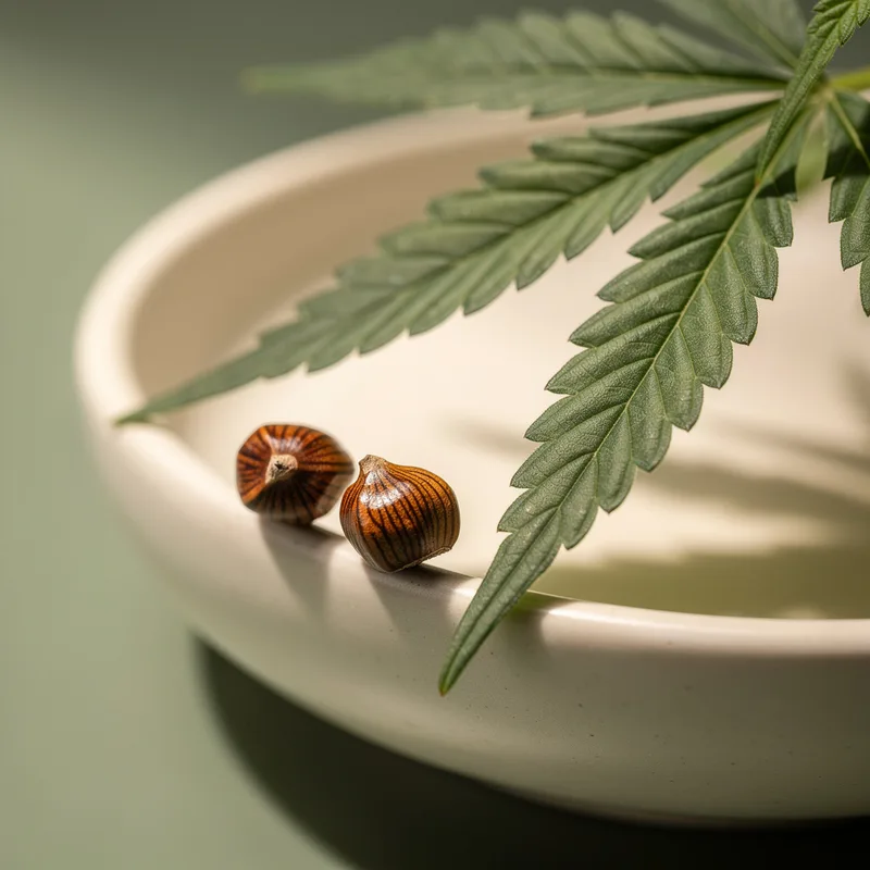 Illustrazione botanica AI; non rappresenta la varietà o la confezione del breeder.